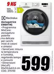 Electrolux - Asciugatrice Ew6h19g