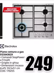 Electrolux - Piano Cottura A Gas EGS64362X