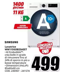 Samsung - Lavatrice WW11DGSB25AEET