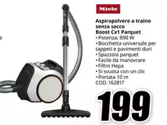 Miele - Aspirapolvere A Traino Senza Sacco Cx