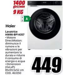 Haier - Lavatrice HW90-BP14357
