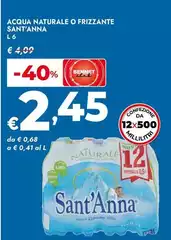 Sant'anna - Acqua Naturale O Frizzante
