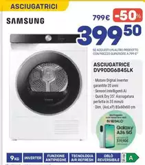 Samsung - Asciugatrice DV90DG6845LK 