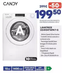 Candy - Lavatrice C04104TWM/1-S