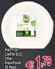 Crai - Piatti Di Carta Eco