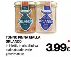 Orlando - Tonno Pinna Gialla