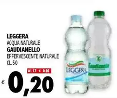 Leggera - Acqua Naturale Gaudianello Effervescente Naturale