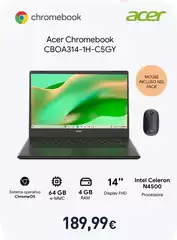 Acer - Chromebook CBOA314-1H-C5GY