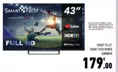 Smart Tech - Smart Tv 43" Webos 43FW01V