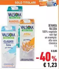 Valsoia - Bevanda