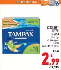 Tampax - Assorbenti Interni