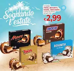 Mars - 4 Celati Twix, Bounty, , Snickers