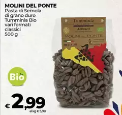 Molini del ponte - Pasta Di Semola Di Grano Duro Tumminia Bio Vari Formati Classici
