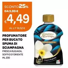 Spuma di Sciampagna - Profumatore Per Bucato