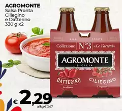 Agromonte - Salsa Pronta Ciliegino E Datterino