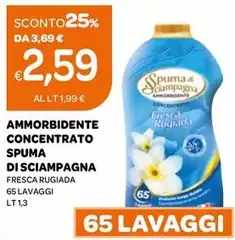 Spuma di Sciampagna - Ammorbidente Concentrato