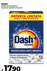 Dash - Detersivo Polvere Fustone Da 105 Misurini