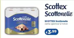 Scottex - Scottonelle Carta Igienica 12 Rotoli