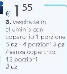 Vaschette In Alluminio Con Coperchio