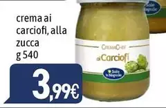 Crema Ai Carciofi, Alla Zucca