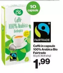 Fairtrade - Caffè In Capsule 100% Arabica Bio