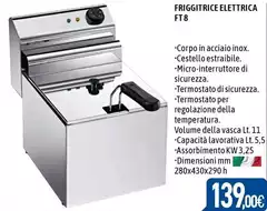 Friggitrice Elettrica Ft8