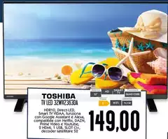 Toshiba - Tv Led 32W126303DA