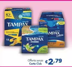 Tampax - Offerta Senza Carta Club
