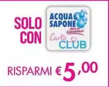 Solo - Acqua & Sapone
