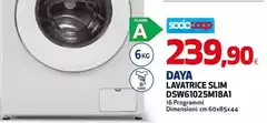 Daya - Lavatrice Slim DSW61025M18A 1 PEG/A 16 Progami
