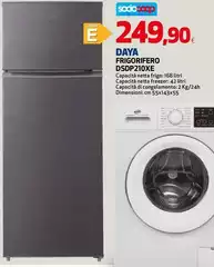 Daya - Frigorifero DSPD210XE
