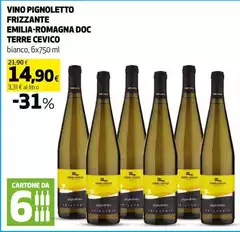 Terre cevico - Vino Pignoletto Frizzante Emilia-Romagna DOC