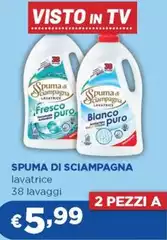 Spuma di Sciampagna - Lavatrice 38 Lavaggi