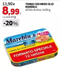 Mareblu - Tonno Con Meno Olio