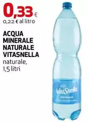 Vitasnella - Acqua Minerale Naturale