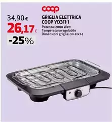 Coop - Griglia Elettrica YD311-I