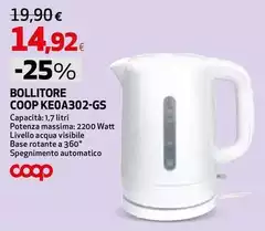 Coop - Bollitore COOP K60A302-GS
