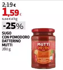 Mutti - Sugo Con Pomodoro Datterino