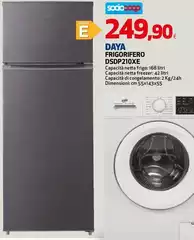 Daya - Frigorifero DSPD210XE