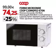 Coop - Forno Microonde COOP C20MGP02-E70N