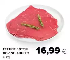 Fettine Sottili Bovino Adulto