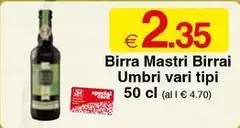 Mastri birrai umbri - Birra Umbri