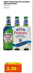 Peroni - Birra Nastro Azzurro Mais Nostrano