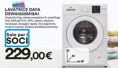 Daya - Lavatrice DSW61025M18A11