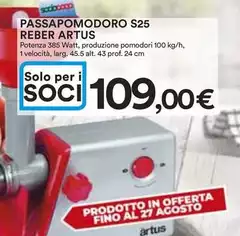 Reber - Passapomodoro S25