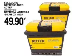 Acter - Selezione Batterie Auto