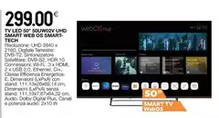 Tv Led 50" 50UWO2UHD Smart Web Os Smart