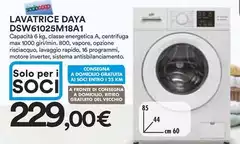 Daya - Lavatrice DSW61025M18A11