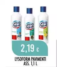 Lysoform - Pavimenti