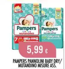 Pampers - Pannolini Baby Dry/ Mutandino Misure Ass.